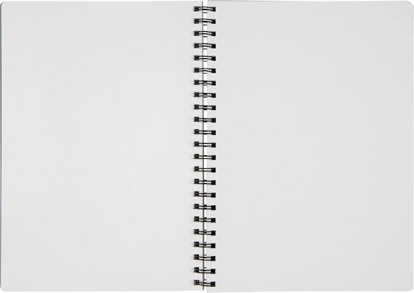 DERWENT ACADEMY VISUAL ART DIARY, PORTRAIT 120 PAGES BLACK A4